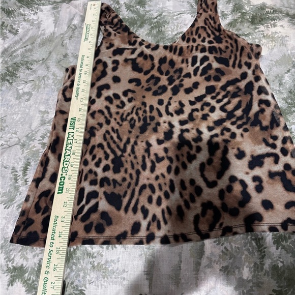 Chico's Brown and Black Leopard Print Cardigan 2 piece set - Picture 3 of 15